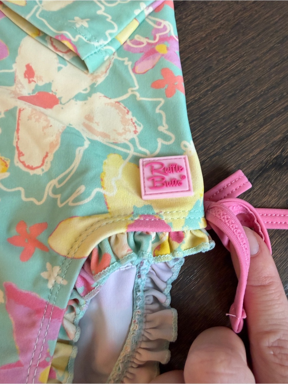 6-12 Month RuffleButts Swimsuit - Picture 3 of 7